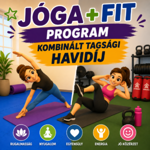 Jóga + Fit Program kombinált havidíj