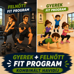 Gyerek + felnőtt fit program havidíj