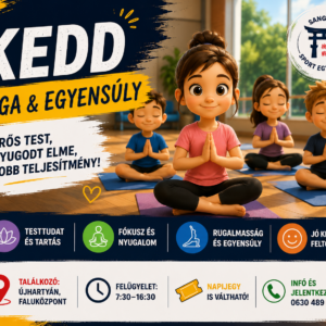 07.28. Kedd- Tábor napijegy - Jóga